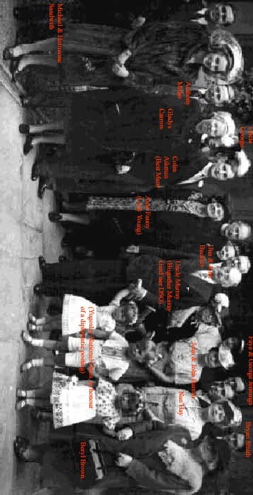 Guests and Minister at wedding of Alice Rosemary Miller and Balfour Douglas Zohrab