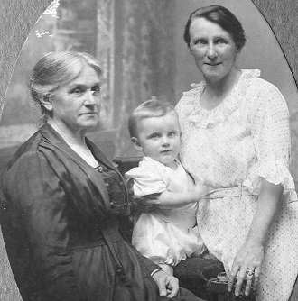 Edith Zohrab (nee Wills), Tony Bevin and Nura Bevin (nee Zohrab)