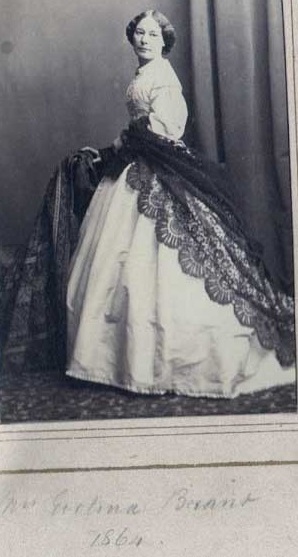 Mrs Evelina Brant (n&eacute;e Zohrab) 1864
