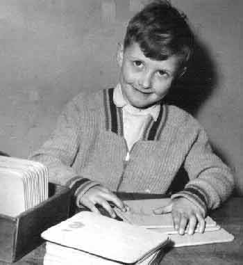 Peter at Notre Dame  school, Meudon, Paris  ca. 1955